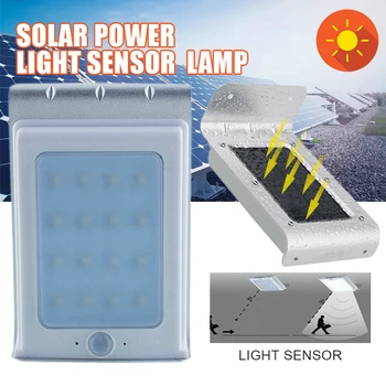 Solar Power 16 LED Motion Sensor Garden Security Lamp Outdoor Waterproof Light Wireless Waterproof Outdoor Lighting Lamp
Solar Power 16 LED Motion Sensor Garden Security Lamp Outdoor Waterproof Light Wireless Waterproof Outdoor Lighting Lamp