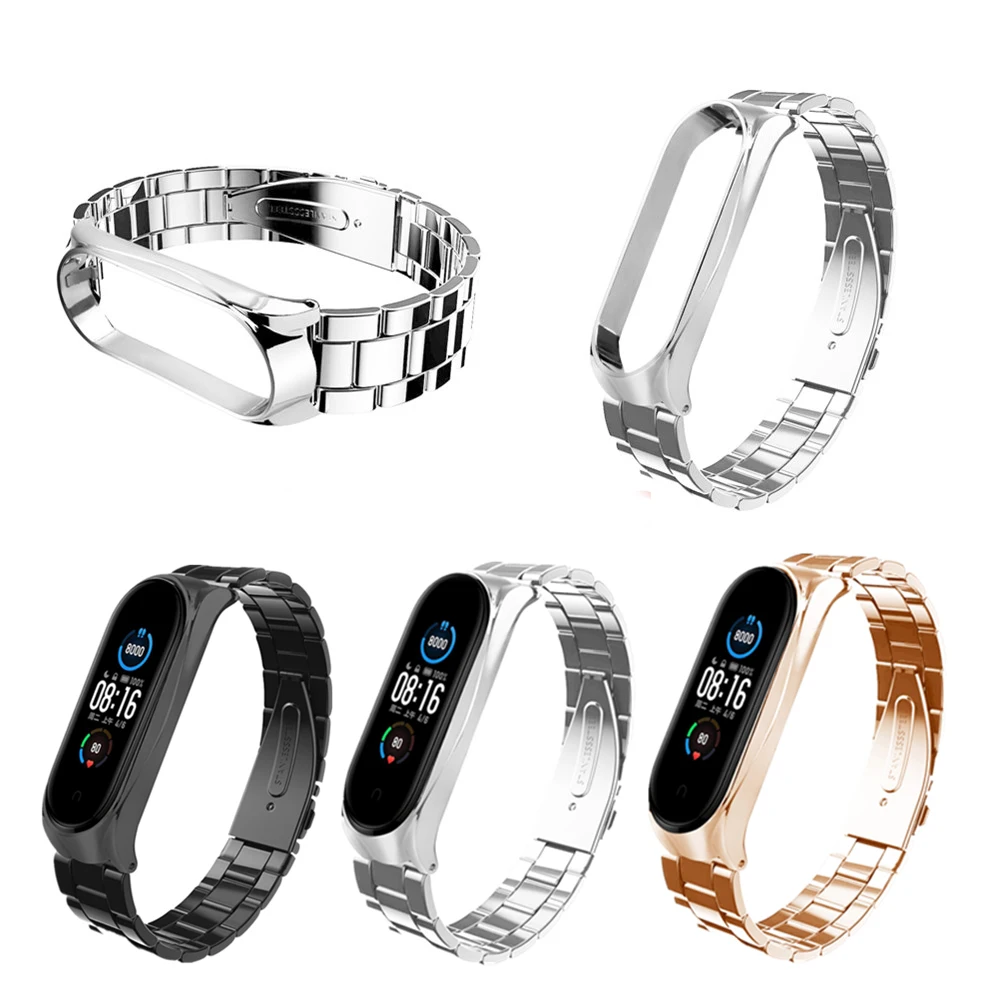 Steel mi band 5 Strap Stainless Metal Straps For Xiaomi Mi Band 3 4 5 Fashion miband 4 bracelet replacement 4
Steel mi band 5 Strap Stainless Metal Straps For Xiaomi Mi Band 3 4 5 Fashion miband 4 bracelet replacement 4