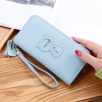 Wristband Women Long Wallet Cartoon Cute Cat Female Wallets Clutch Lady Purse Zipper Phone Pocket Card Holder Ladies Carteras
Wristband Women Long Wallet Cartoon Cute Cat Female Wallets Clutch Lady Purse Zipper Phone Pocket Card Holder Ladies Carteras