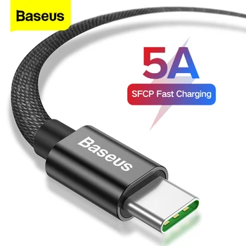 Baseus 5A USB Type C Cable For Huawei Mate 30 P30 P20 Pro Supercharge Xiaomi mi 9 Samsung S10 S9 USBC Type-c Cable USB-C Charger
Baseus 5A USB Type C Cable For Huawei Mate 30 P30 P20 Pro Supercharge Xiaomi mi 9 Samsung S10 S9 USBC Type-c Cable USB-C Charger