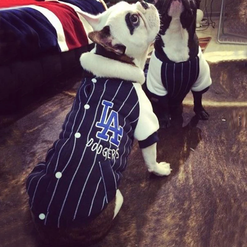 Cotton French Bulldog Striped Jacket Coat Pet Dog Clothes for Small Dogs Clothing Chihuahua Baseball Uniform Pug Costume Tshirt
Cotton French Bulldog Striped Jacket Coat Pet Dog Clothes for Small Dogs Clothing Chihuahua Baseball Uniform Pug Costume Tshirt