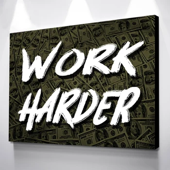 Modular Hd Prints Pictures Home Decoration Paintings 1 Piece Work Harder Money Canvas Poster Wall Artwork For Living Room Frame
Modular Hd Prints Pictures Home Decoration Paintings 1 Piece Work Harder Money Canvas Poster Wall Artwork For Living Room Frame