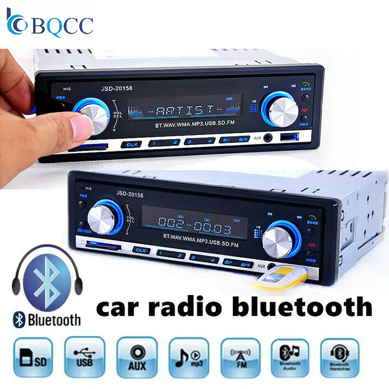 Car Stereo 1 Din MP3 Bluetooth Hand-free Call with Charging Plug-in FM/Recording/copy/AUX/USB
Car Stereo 1 Din MP3 Bluetooth Hand-free Call with Charging Plug-in FM/Recording/copy/AUX/USB