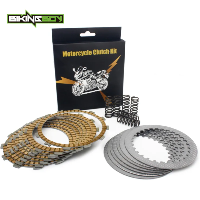 BIKINGBOY For Honda CRF450R 2014 2015 2016 CRF 450 R 8 Clutch Friction Plates + 7 Steel Separator Plates + 6 Heavy Duty Springs
BIKINGBOY For Honda CRF450R 2014 2015 2016 CRF 450 R 8 Clutch Friction Plates + 7 Steel Separator Plates + 6 Heavy Duty Springs