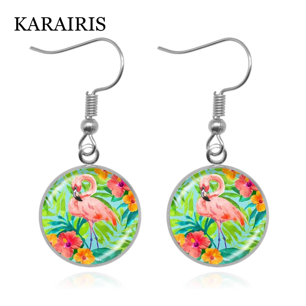 KARAIRIS Flamingo Earring Birds Love Painting Ear Drop Earrings Silver Gold Bronze And Gun Color Hand Craft Jewelry For Women
KARAIRIS Flamingo Earring Birds Love Painting Ear Drop Earrings Silver Gold Bronze And Gun Color Hand Craft Jewelry For Women