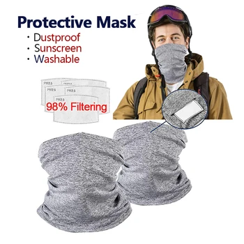 Neck Mask with 5pcs Breathable Filter PM2.5 Filter Better Than KN95 FFP2 FFP1 Equivalent To FFP3 Cycling Mask Outdoor
Neck Mask with 5pcs Breathable Filter PM2.5 Filter Better Than KN95 FFP2 FFP1 Equivalent To FFP3 Cycling Mask Outdoor