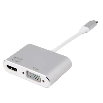 Type-C To Hdmi+Vga Computer Monitor Cable Converter Laptop Docking Station Type-C Computer To Projector Connector
Type-C To Hdmi+Vga Computer Monitor Cable Converter Laptop Docking Station Type-C Computer To Projector Connector