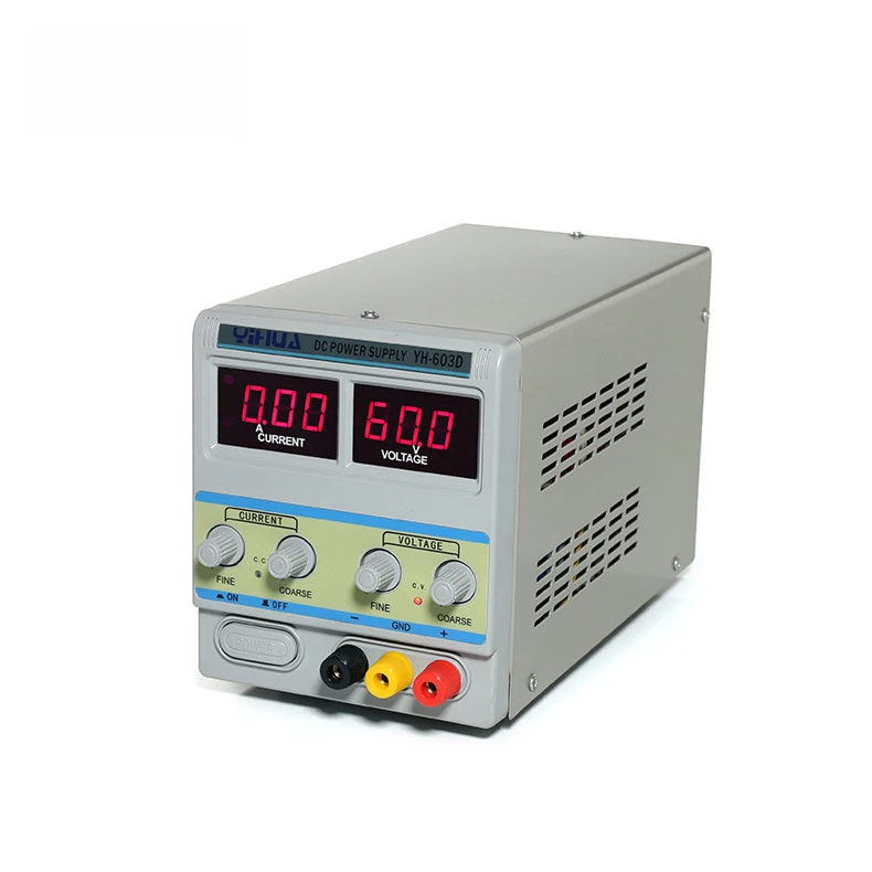 YIHUA 603D Linear DC adjustable power Supply DC regulated power supply 60V3A constant voltage constant current 220V
YIHUA 603D Linear DC adjustable power Supply DC regulated power supply 60V3A constant voltage constant current 220V