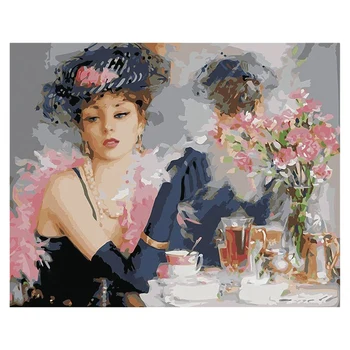 ELEG-DIY Oil Painting Paint by Numbers Kits for Adults Kids Beginner - Bride 16 x 20inch with Brushes and Acrylic Pigment (Frame
ELEG-DIY Oil Painting Paint by Numbers Kits for Adults Kids Beginner - Bride 16 x 20inch with Brushes and Acrylic Pigment (Frame