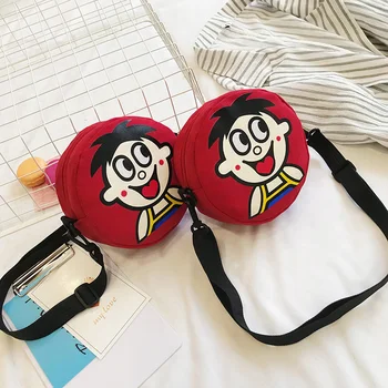 Crossbody Bags For Women 2020 Shoulder Canvas Bag Small Round Cartoon Handbags Mini Purses Fashion Zipper Female Messenger Bag
Crossbody Bags For Women 2020 Shoulder Canvas Bag Small Round Cartoon Handbags Mini Purses Fashion Zipper Female Messenger Bag