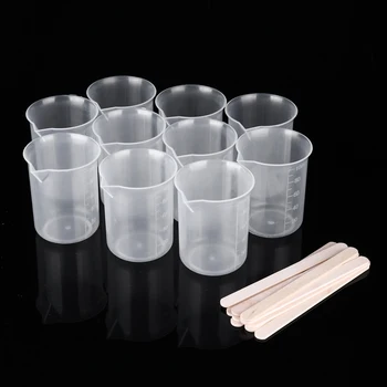 30/50/100ml Clear Plastic Graduated Measuring Cup for Baking Beaker Liquid Measure Jug Cup Mixing Paint Stain Epoxy Container
30/50/100ml Clear Plastic Graduated Measuring Cup for Baking Beaker Liquid Measure Jug Cup Mixing Paint Stain Epoxy Container