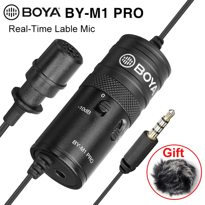 BOYA BY-M1 Pro Upgraded Lavalier Lable Record Microphone Smartphone SLR DSL Real-Time Monitor Recording Mic for iPhone Andriod
BOYA BY-M1 Pro Upgraded Lavalier Lable Record Microphone Smartphone SLR DSL Real-Time Monitor Recording Mic for iPhone Andriod