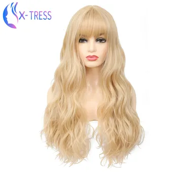 Strawberry Blonde Synthetic Women's Wig With Bangs Long Curly Fluffy Soft Hair Heat Resistant Cosplay Daily Use Colorful Wig
Strawberry Blonde Synthetic Women's Wig With Bangs Long Curly Fluffy Soft Hair Heat Resistant Cosplay Daily Use Colorful Wig