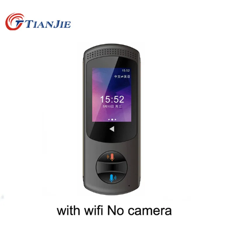 TIANJIE offline Camera Interpreter translator portable two-way real time tourism smart voice multi languages Interpreter device
TIANJIE offline Camera Interpreter translator portable two-way real time tourism smart voice multi languages Interpreter device