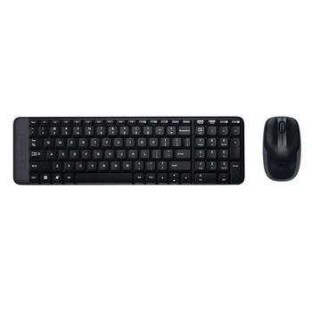 Logitech MK220 2.4GHz USB Wireless 104 Keys Keyboard 3 Buttons 1000DPI Optical Mouse Symmetrical Combos Set
Logitech MK220 2.4GHz USB Wireless 104 Keys Keyboard 3 Buttons 1000DPI Optical Mouse Symmetrical Combos Set
