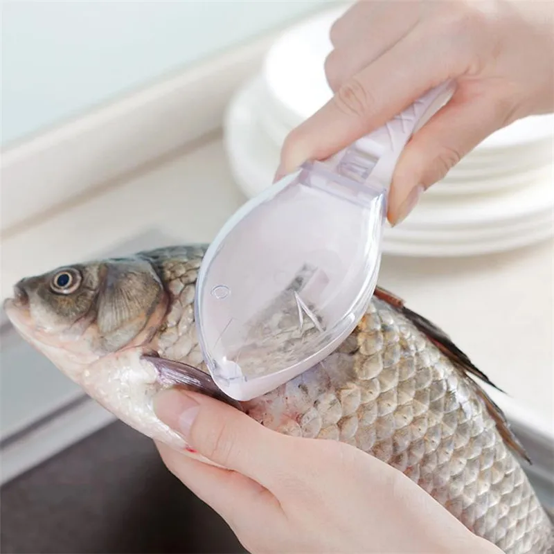 1PC Practical Fish Scale Remover Scaler Scraper Plastic Kitchen Helper Fish Cleaner Pick Tool Convenient Fishes Peeler #B10
1PC Practical Fish Scale Remover Scaler Scraper Plastic Kitchen Helper Fish Cleaner Pick Tool Convenient Fishes Peeler #B10