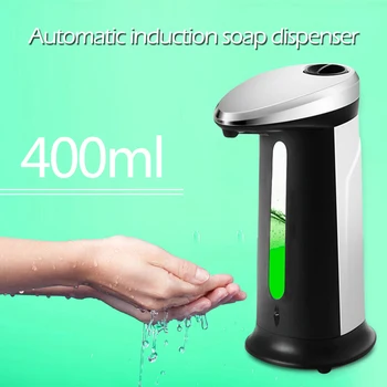 400ml Automatic Liquid Soap Dispenser Touchless Hand Washing Sanitizer Container for Kitchen Bathroom Accessories Set
400ml Automatic Liquid Soap Dispenser Touchless Hand Washing Sanitizer Container for Kitchen Bathroom Accessories Set