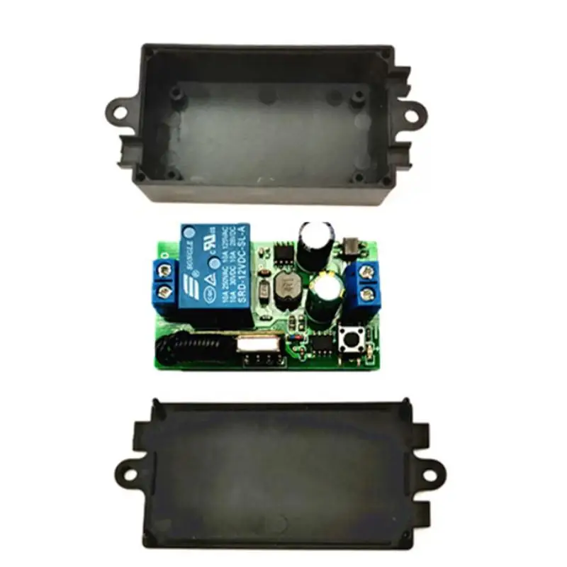 433 MHz AC 110V 220V Wireless 1CH RF Transmitter Remote Control Switch + RF Relay Receiver For Light Garage Door OpenerDIFODA
433 MHz AC 110V 220V Wireless 1CH RF Transmitter Remote Control Switch + RF Relay Receiver For Light Garage Door OpenerDIFODA