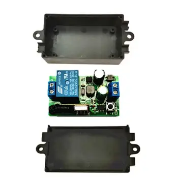 433 MHz AC 110V 220V Wireless 1CH RF Transmitter Remote Control Switch + RF Relay Receiver For Light Garage Door OpenerDIFODA
433 MHz AC 110V 220V Wireless 1CH RF Transmitter Remote Control Switch + RF Relay Receiver For Light Garage Door OpenerDIFODA