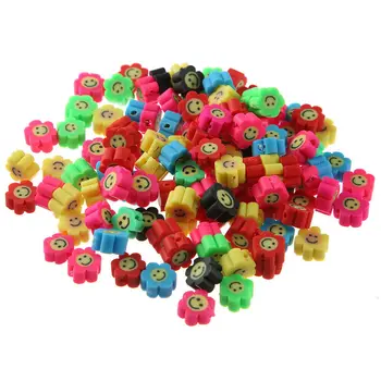 100Pcs/lot 10mm Polymer Clay Beads Smile Face Sun Flower DIY Bracelet Jewelry Making
100Pcs/lot 10mm Polymer Clay Beads Smile Face Sun Flower DIY Bracelet Jewelry Making
