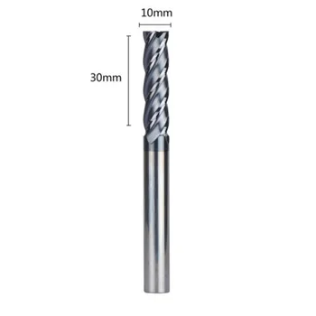 10X/Set 10mm HSS CNC Carbide Straight Shank 4 Flute End Mill Cutter Drill Bit p2
10X/Set 10mm HSS CNC Carbide Straight Shank 4 Flute End Mill Cutter Drill Bit p2