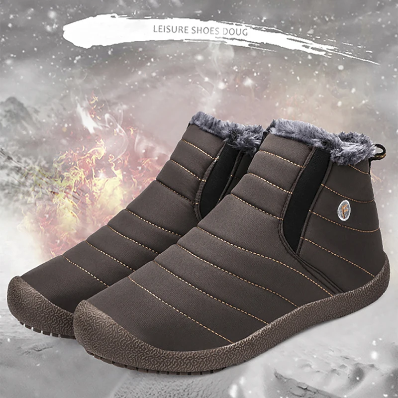 Plus Size 48 Men Boots Lightweight Winter Shoes For Men Snow Boots Waterproof Winter Footwear Slip On Unisex Ankle Winter Boots
Plus Size 48 Men Boots Lightweight Winter Shoes For Men Snow Boots Waterproof Winter Footwear Slip On Unisex Ankle Winter Boots