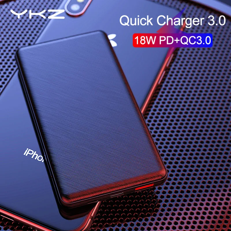 YKZ Power Bank 10000mAh Pover bank type C QC 3.0 2.0 PD Fast Charging Powerbank Battery Charger for iPhone Xiaomi Poverbank
YKZ Power Bank 10000mAh Pover bank type C QC 3.0 2.0 PD Fast Charging Powerbank Battery Charger for iPhone Xiaomi Poverbank