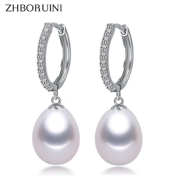 ZHBORUINI 2019 Pearl Earrings Genuine Natural Freshwater Pearl 925 Sterling Silver Earrings Pearl Jewelry For Wemon Wedding Gift
ZHBORUINI 2019 Pearl Earrings Genuine Natural Freshwater Pearl 925 Sterling Silver Earrings Pearl Jewelry For Wemon Wedding Gift