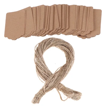 100Pcs Blank Kraft Jewelry Price Label String Price Tags Gift Cards With String 20m
100Pcs Blank Kraft Jewelry Price Label String Price Tags Gift Cards With String 20m