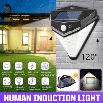 38 LED Solar Light Waterproof Outdoor Garden Wall Lamp Infrared Human Body Induction Bulb Light with 18650 Lithium Battery
38 LED Solar Light Waterproof Outdoor Garden Wall Lamp Infrared Human Body Induction Bulb Light with 18650 Lithium Battery
