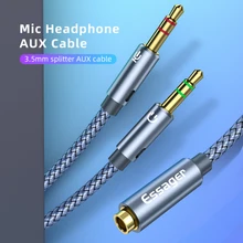 Essager Headphone Audio Splitter 3.5mm Female to 2 3.5 mm Jack Male Aux Cable For Computer Speaker Mic Y Splitter to PC Adapter
Essager Headphone Audio Splitter 3.5mm Female to 2 3.5 mm Jack Male Aux Cable For Computer Speaker Mic Y Splitter to PC Adapter