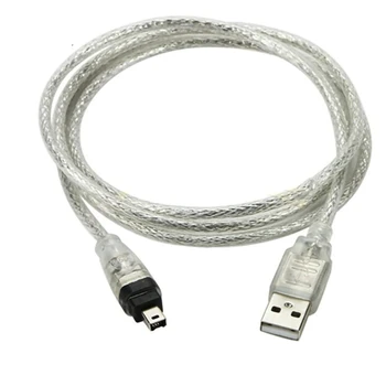 1.5M USB Male to Firewire 1394 4 Pin Male Adapter Cord Extension for Mini DV D8 Camera Camcorder iLink IEEE 1394 Cable 400Mbps
1.5M USB Male to Firewire 1394 4 Pin Male Adapter Cord Extension for Mini DV D8 Camera Camcorder iLink IEEE 1394 Cable 400Mbps