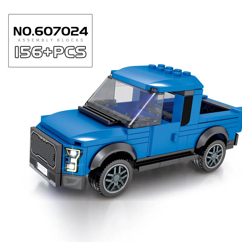 Sembo Speed Champions Technic City Vehicles Super Racers Sports Racing Car Model Building Blocks Toys For Kids