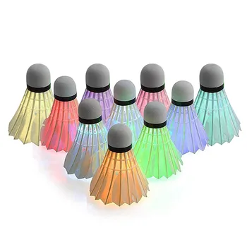 10Pcs LED Badminton Shuttlecocks Lighting Birdies Glowing Outdoor Sports bright durable Ball sports LED Badminton
10Pcs LED Badminton Shuttlecocks Lighting Birdies Glowing Outdoor Sports bright durable Ball sports LED Badminton