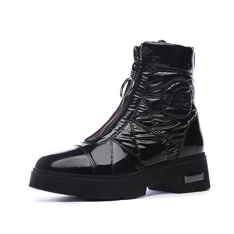2019 Winter Boots Women Snow Boots Warm Down Shoes Easy Wear Girl White Black Zip Flat Platform Shoes Chunky Boots
2019 Winter Boots Women Snow Boots Warm Down Shoes Easy Wear Girl White Black Zip Flat Platform Shoes Chunky Boots