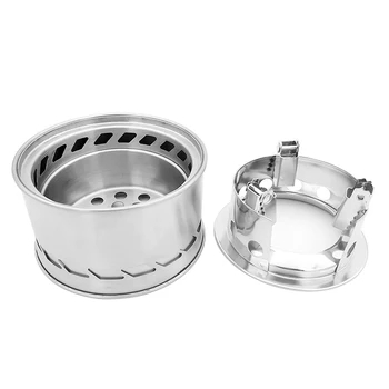 Wood Gas Burning Stove Foldable Picnic Backpacking Stove Secondary Buring Design
Wood Gas Burning Stove Foldable Picnic Backpacking Stove Secondary Buring Design