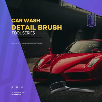 Car Wheel Tire Rim Scrub Brush Auto Detailing Brush Special PP Silk Brush Cleaner and More Thorough Cleaning Tool Accessories 
Car Wheel Tire Rim Scrub Brush Auto Detailing Brush Special PP Silk Brush Cleaner and More Thorough Cleaning Tool Accessories