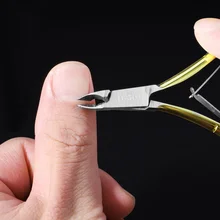 Golden Cuticle Nippers Stainless Steel Nail Clipper Nail Cuticle Scissors Dead Skin Remover Cutter Pedicure Manicure Tools
Golden Cuticle Nippers Stainless Steel Nail Clipper Nail Cuticle Scissors Dead Skin Remover Cutter Pedicure Manicure Tools