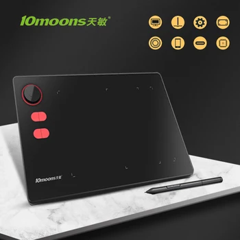 10moons Graphics Tablet G20 With Stylus Pen Writing Tablet for Drawing Support Android Windows Graphic Tablet for Laptop/Android
10moons Graphics Tablet G20 With Stylus Pen Writing Tablet for Drawing Support Android Windows Graphic Tablet for Laptop/Android