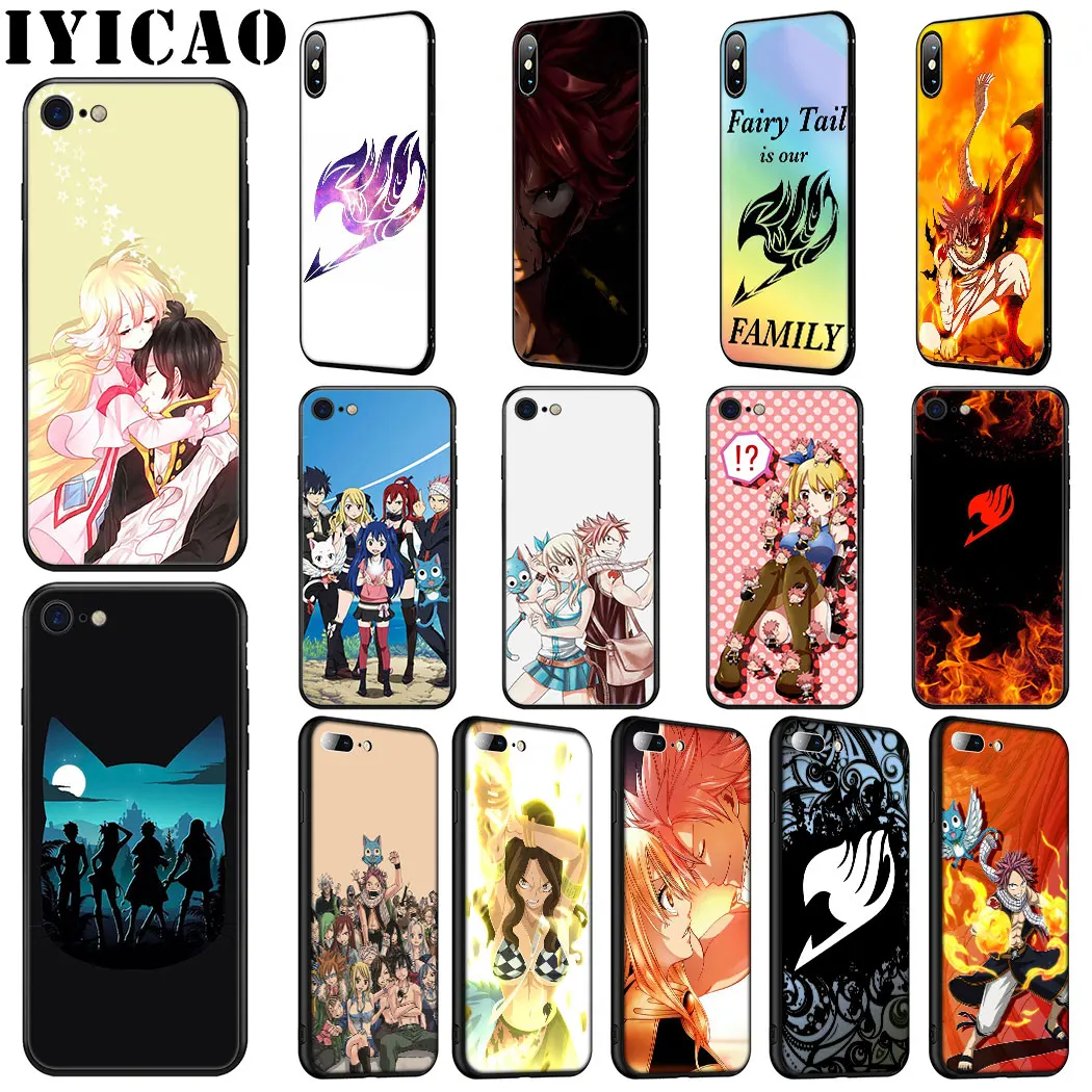 IYICAO Japanese anime Fairy Tail Soft Silicone Case for iPhone 11 Pro Max XR X XS Max 6 6S 7 8 Plus 5 5S SE Phone Case
IYICAO Japanese anime Fairy Tail Soft Silicone Case for iPhone 11 Pro Max XR X XS Max 6 6S 7 8 Plus 5 5S SE Phone Case