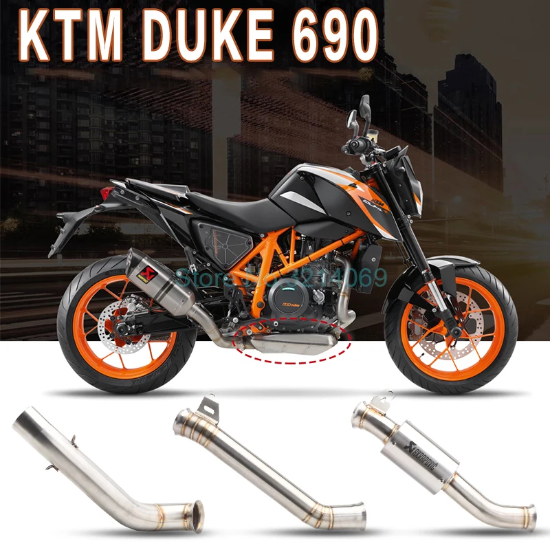 KTM Duke 690 Exhaust Pipe Motorcycle Middle Link Pipe Joint Universal Modified Akrapovic Escape Stainless Steel Silencer System
KTM Duke 690 Exhaust Pipe Motorcycle Middle Link Pipe Joint Universal Modified Akrapovic Escape Stainless Steel Silencer System