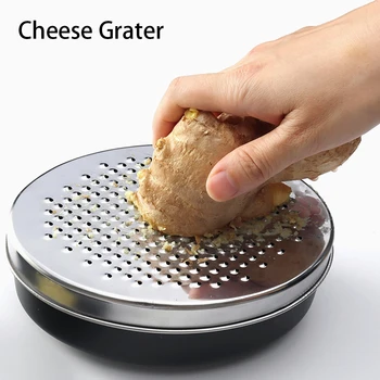 Stainless Steel Multifunctional Handheld Ginger Detachable Easy Clean Manual Planer Kitchen Tool With Container Cheese Grater
Stainless Steel Multifunctional Handheld Ginger Detachable Easy Clean Manual Planer Kitchen Tool With Container Cheese Grater