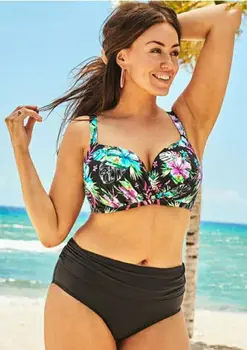 Women High Waist 2020 Bikini Set Plus Size Striped Print Womens Beach Swimming Bathing Suits Two Piece Swimsuit biquini swimwear
Women High Waist 2020 Bikini Set Plus Size Striped Print Womens Beach Swimming Bathing Suits Two Piece Swimsuit biquini swimwear