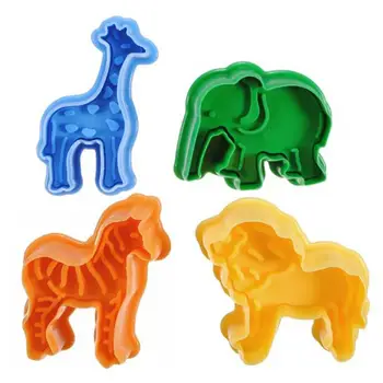4 Pcs/Set Animal Shape Fondant Cake Plunger Cutter Decorating Mold
4 Pcs/Set Animal Shape Fondant Cake Plunger Cutter Decorating Mold