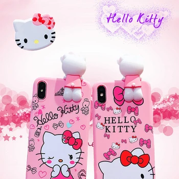Soft Silicone Pink Doll Back Cover For coque iphone 11 11pro 11pro max lovely Hello Kitty Phone Case For iphone X XS MAX
Soft Silicone Pink Doll Back Cover For coque iphone 11 11pro 11pro max lovely Hello Kitty Phone Case For iphone X XS MAX