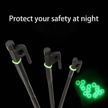 100pcs/bag O Shape Ring Set Night Luminous Silicone Travel Camping Fishing Rod Tent Nail Stake Peg Tool
100pcs/bag O Shape Ring Set Night Luminous Silicone Travel Camping Fishing Rod Tent Nail Stake Peg Tool