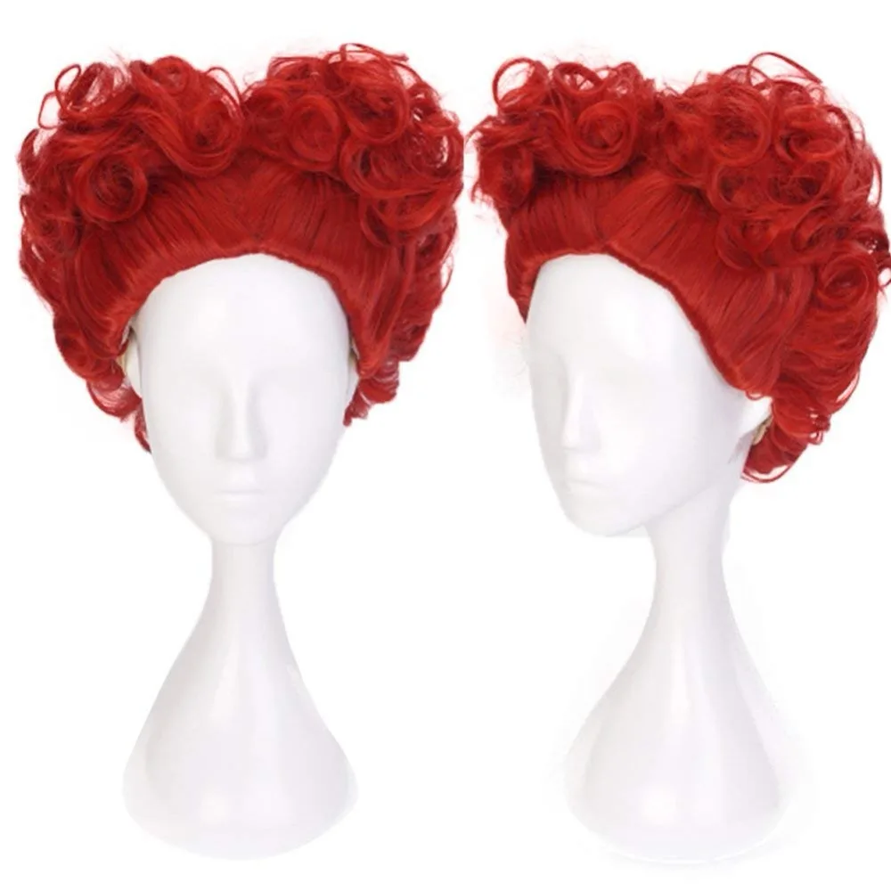 2019 New Halloween Costume Alice in Wonderland 2 Red Queen Cosplay Wig Role Play Queen of Hearts Red Hair + Free Wig Cap
2019 New Halloween Costume Alice in Wonderland 2 Red Queen Cosplay Wig Role Play Queen of Hearts Red Hair + Free Wig Cap