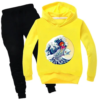 PONYO ON THE JAPANESE WAVE Kids Fall Winter Clothes Boys Cotton Girls Tops and Pants Sets Halloween Christmas Outfit
PONYO ON THE JAPANESE WAVE Kids Fall Winter Clothes Boys Cotton Girls Tops and Pants Sets Halloween Christmas Outfit