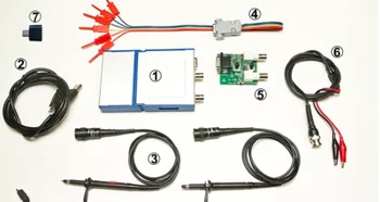 OSC482 Series Oscilloscope Can Mobile Phone Signal Source Logic Analysis Isolation Current Spectrum 6 in 1