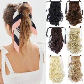 AILIADE Synthetic Short Wavy Ponytail Ribbon Drawstring Wrap Around Hair Tail Extension Natural Fake Hairpieces for Women
AILIADE Synthetic Short Wavy Ponytail Ribbon Drawstring Wrap Around Hair Tail Extension Natural Fake Hairpieces for Women